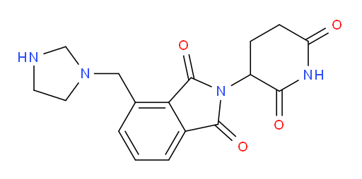 2-(2,6-dioxopiperidin-3-yl)-4-[(imidazolidin-1-yl)methyl]-2,3-dihydro-1H-isoindole-1,3-dione