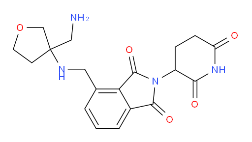 4-({[3-(aminomethyl)oxolan-3-yl]amino}methyl)-2-(2,6-dioxopiperidin-3-yl)-2,3-dihydro-1H-isoindole-1,3-dione