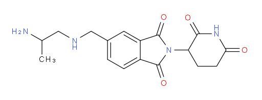5-{[(2-aminopropyl)amino]methyl}-2-(2,6-dioxopiperidin-3-yl)-2,3-dihydro-1H-isoindole-1,3-dione