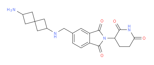 5-[({6-aminospiro[3.3]heptan-2-yl}amino)methyl]-2-(2,6-dioxopiperidin-3-yl)-2,3-dihydro-1H-isoindole-1,3-dione