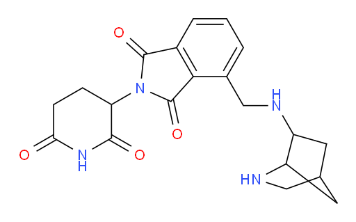 4-[({2-azabicyclo[2.2.1]heptan-6-yl}amino)methyl]-2-(2,6-dioxopiperidin-3-yl)-2,3-dihydro-1H-isoindole-1,3-dione