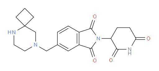 5-({5,8-diazaspiro[3.5]nonan-8-yl}methyl)-2-(2,6-dioxopiperidin-3-yl)-2,3-dihydro-1H-isoindole-1,3-dione