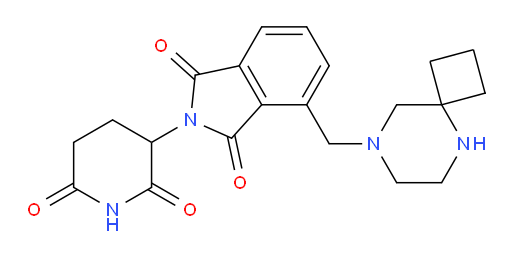 4-({5,8-diazaspiro[3.5]nonan-8-yl}methyl)-2-(2,6-dioxopiperidin-3-yl)-2,3-dihydro-1H-isoindole-1,3-dione