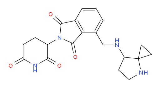 4-[({4-azaspiro[2.4]heptan-7-yl}amino)methyl]-2-(2,6-dioxopiperidin-3-yl)-2,3-dihydro-1H-isoindole-1,3-dione