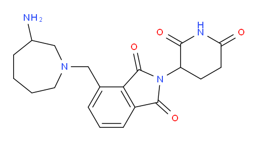 4-[(3-aminoazepan-1-yl)methyl]-2-(2,6-dioxopiperidin-3-yl)-2,3-dihydro-1H-isoindole-1,3-dione