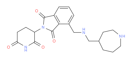 4-({[(azepan-4-yl)methyl]amino}methyl)-2-(2,6-dioxopiperidin-3-yl)-2,3-dihydro-1H-isoindole-1,3-dione
