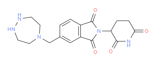 2-(2,6-dioxopiperidin-3-yl)-5-[(1,2,5-triazepan-5-yl)methyl]-2,3-dihydro-1H-isoindole-1,3-dione