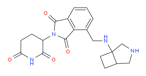 4-[({3-azabicyclo[3.2.0]heptan-1-yl}amino)methyl]-2-(2,6-dioxopiperidin-3-yl)-2,3-dihydro-1H-isoindole-1,3-dione