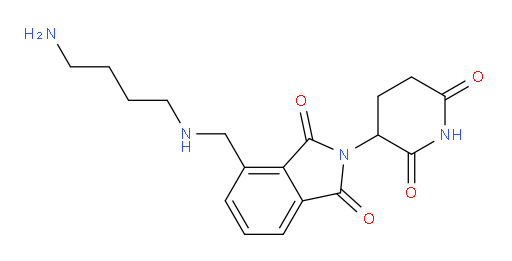4-{[(4-aminobutyl)amino]methyl}-2-(2,6-dioxopiperidin-3-yl)-2,3-dihydro-1H-isoindole-1,3-dione