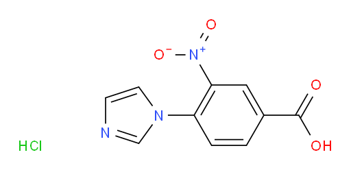 4-(1H-imidazol-1-yl)-3-nitrobenzoic acid hydrochloride