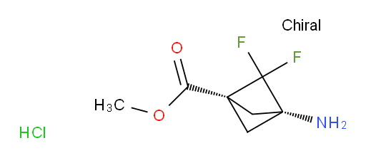 methyl (1r,3r)-3-amino-2,2-difluorobicyclo[1.1.1]pentane-1-carboxylate hydrochloride