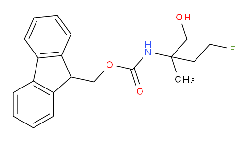 (9H-fluoren-9-yl)methyl N-(4-fluoro-1-hydroxy-2-methylbutan-2-yl)carbamate