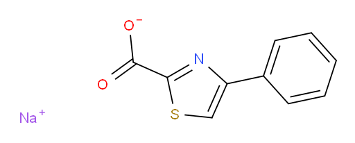 sodium 4-phenyl-1,3-thiazole-2-carboxylate