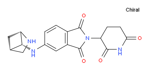 5-{[(1S,4S,5R)-2-azabicyclo[2.1.1]hexan-5-yl]amino}-2-(2,6-dioxopiperidin-3-yl)-2,3-dihydro-1H-isoindole-1,3-dione