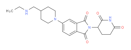 2-(2,6-dioxopiperidin-3-yl)-5-{4-[(ethylamino)methyl]piperidin-1-yl}-2,3-dihydro-1H-isoindole-1,3-dione