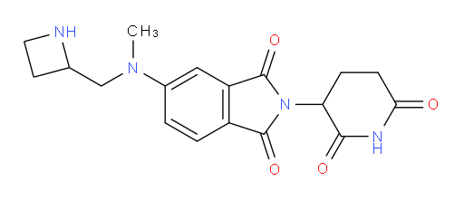 5-{[(azetidin-2-yl)methyl](methyl)amino}-2-(2,6-dioxopiperidin-3-yl)-2,3-dihydro-1H-isoindole-1,3-dione