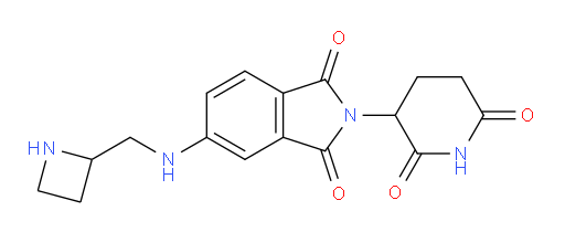 5-{[(azetidin-2-yl)methyl]amino}-2-(2,6-dioxopiperidin-3-yl)-2,3-dihydro-1H-isoindole-1,3-dione