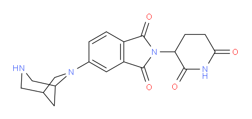 5-{3,6-diazabicyclo[3.2.1]octan-6-yl}-2-(2,6-dioxopiperidin-3-yl)-2,3-dihydro-1H-isoindole-1,3-dione