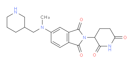 2-(2,6-dioxopiperidin-3-yl)-5-{methyl[(piperidin-3-yl)methyl]amino}-2,3-dihydro-1H-isoindole-1,3-dione