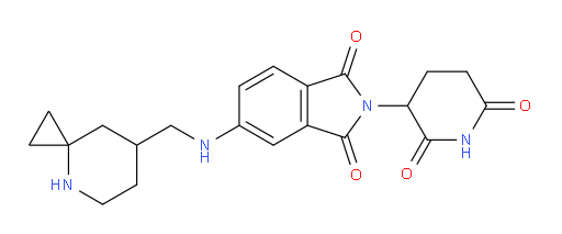 5-[({4-azaspiro[2.5]octan-7-yl}methyl)amino]-2-(2,6-dioxopiperidin-3-yl)-2,3-dihydro-1H-isoindole-1,3-dione