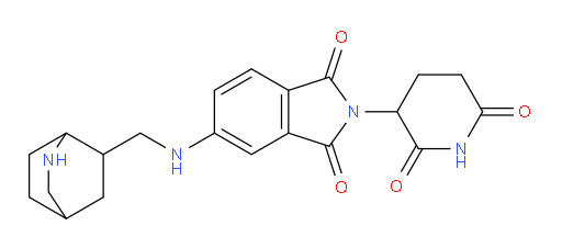 5-[({2-azabicyclo[2.2.2]octan-6-yl}methyl)amino]-2-(2,6-dioxopiperidin-3-yl)-2,3-dihydro-1H-isoindole-1,3-dione