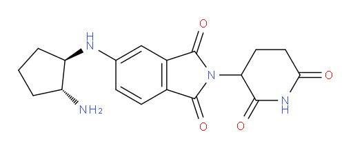 rac-5-{[(1R,2R)-2-aminocyclopentyl]amino}-2-(2,6-dioxopiperidin-3-yl)-2,3-dihydro-1H-isoindole-1,3-dione