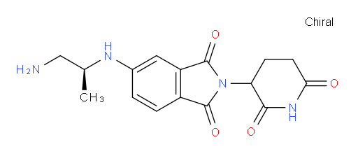 5-{[(2S)-1-aminopropan-2-yl]amino}-2-(2,6-dioxopiperidin-3-yl)-2,3-dihydro-1H-isoindole-1,3-dione
