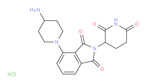 4-(4-aminopiperidin-1-yl)-2-(2,6-dioxopiperidin-3-yl)-2,3-dihydro-1H-isoindole-1,3-dione hydrochloride
