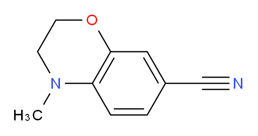 4-methyl-3,4-dihydro-2H-1,4-benzoxazine-7-carbonitrile