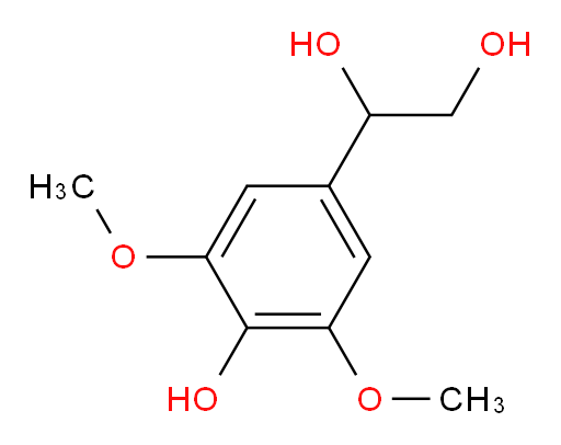 1-(4-hydroxy-3,5-dimethoxyphenyl)ethane-1,2-diol