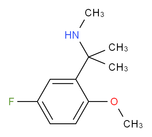 [2-(5-fluoro-2-methoxyphenyl)propan-2-yl](methyl)amine