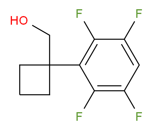 [1-(2,3,5,6-tetrafluorophenyl)cyclobutyl]methanol