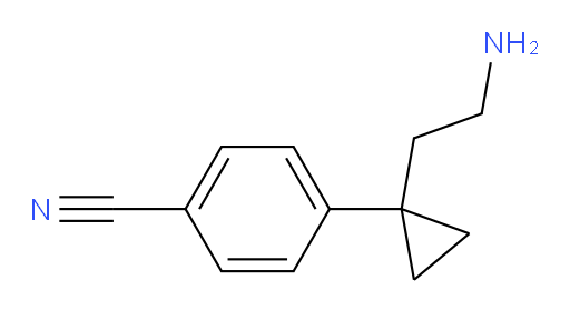 4-[1-(2-aminoethyl)cyclopropyl]benzonitrile