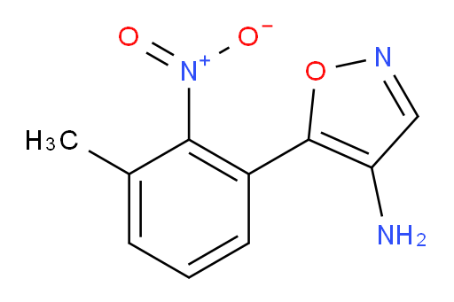 5-(3-methyl-2-nitrophenyl)-1,2-oxazol-4-amine