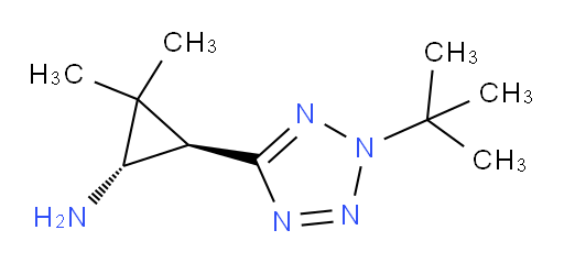 rac-(1R,3S)-3-(2-tert-butyl-2H-1,2,3,4-tetrazol-5-yl)-2,2-dimethylcyclopropan-1-amine