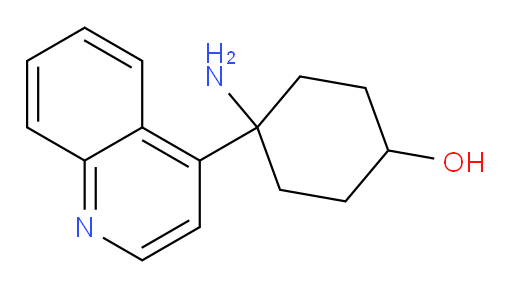 4-amino-4-(quinolin-4-yl)cyclohexan-1-ol