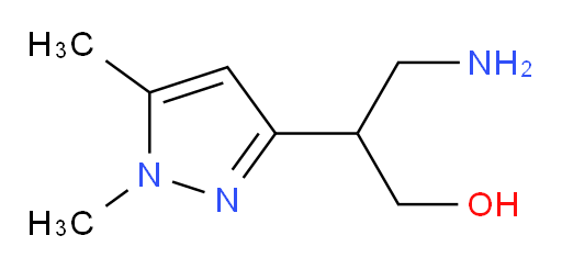 3-amino-2-(1,5-dimethyl-1H-pyrazol-3-yl)propan-1-ol