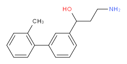 3-amino-1-[3-(2-methylphenyl)phenyl]propan-1-ol