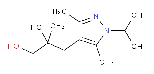 3-[3,5-dimethyl-1-(propan-2-yl)-1H-pyrazol-4-yl]-2,2-dimethylpropan-1-ol