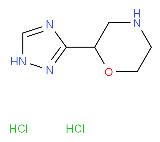 2-(1H-1,2,4-triazol-3-yl)morpholine dihydrochloride