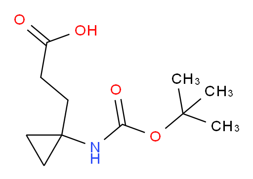 3-(1-{[(tert-butoxy)carbonyl]amino}cyclopropyl)propanoic acid