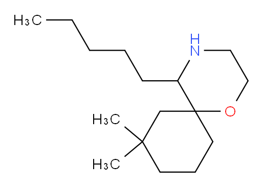 8,8-dimethyl-5-pentyl-1-oxa-4-azaspiro[5.5]undecane