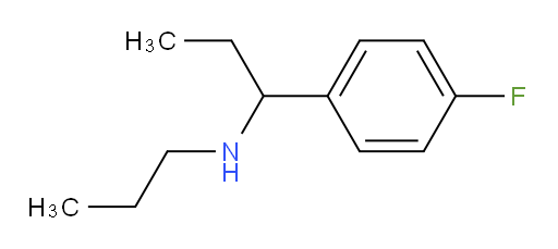[1-(4-fluorophenyl)propyl](propyl)amine