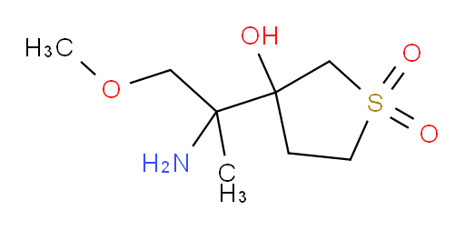 3-(2-amino-1-methoxypropan-2-yl)-3-hydroxy-1lambda6-thiolane-1,1-dione