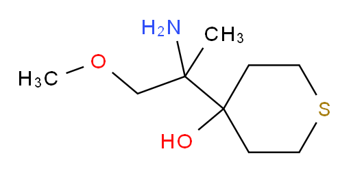 4-(2-amino-1-methoxypropan-2-yl)thian-4-ol