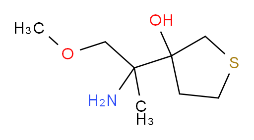 3-(2-amino-1-methoxypropan-2-yl)thiolan-3-ol