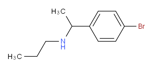 [1-(4-bromophenyl)ethyl](propyl)amine