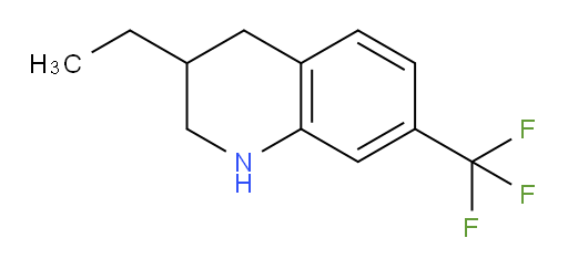 3-ethyl-7-(trifluoromethyl)-1,2,3,4-tetrahydroquinoline