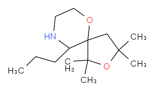 1,1,3,3-tetramethyl-10-propyl-2,6-dioxa-9-azaspiro[4.5]decane