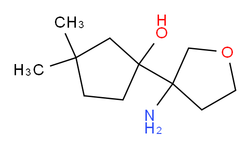 1-(3-aminooxolan-3-yl)-3,3-dimethylcyclopentan-1-ol
